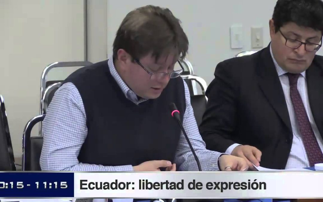 Audiencia ante la CIDH sobre libertad de expresión y asociación (marzo 2014)