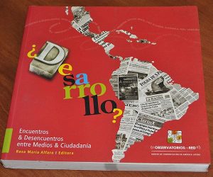 Portada del libro Encuentros y Desencuentros entre Medios y Ciudadanía. 