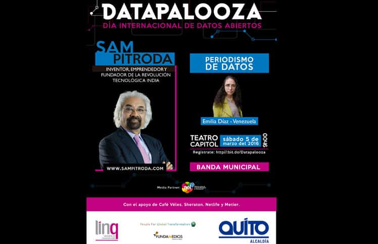 El gurú indio de la innovación y dos periodistas expertas en datos en la conferencia por el Día Internacional de Datos Abiertos