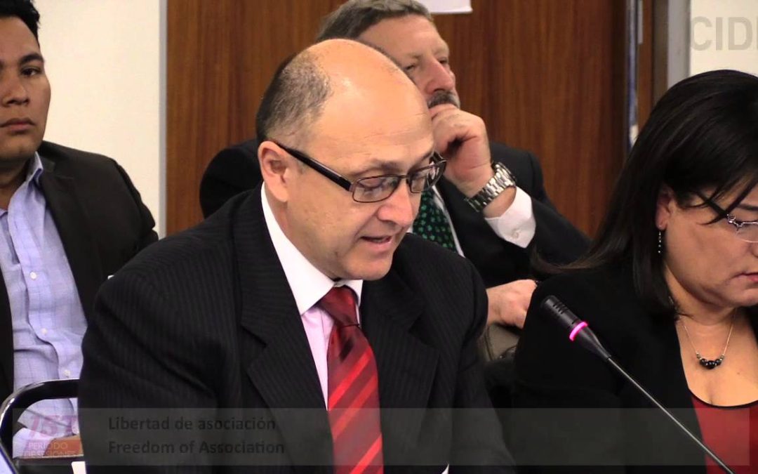 Audiencia CIDH: Derecho a la libertad de asociación (abril 2016)