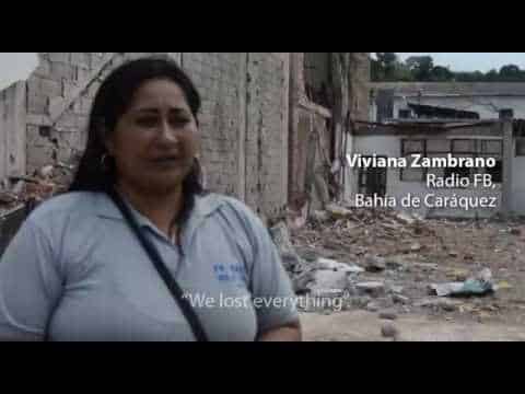 Que su voz no se rompa: Campaña a favor de los periodistas y trabajadores de los medios afectados por el terremoto