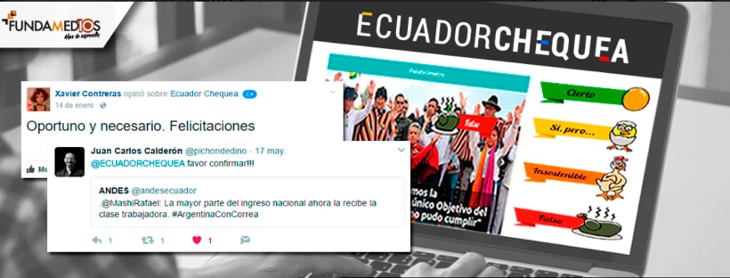 Hito 9: ¡Construimos Libertad! Impulsamos a los medios digitales y creamos el primer portal de verificación de datos del país: Ecuador Chequea
