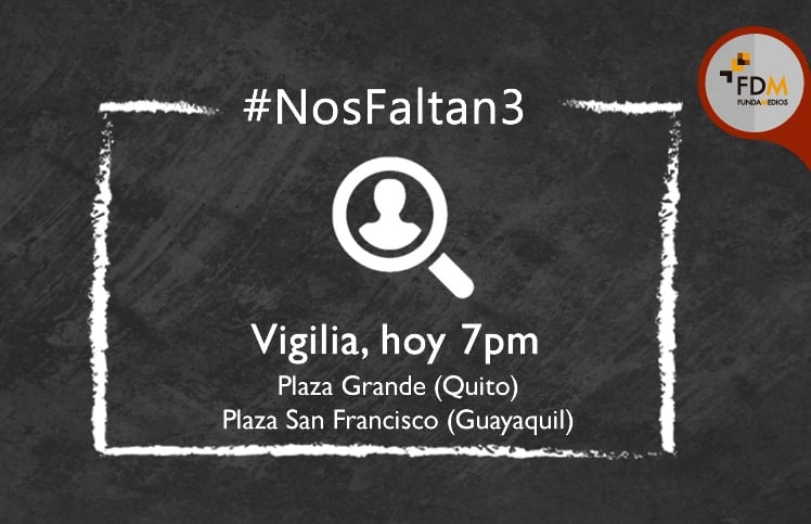 Más de 500 comunicadores exhortan al Estado proteger la vida de periodistas secuestrados y convocan a plantón
