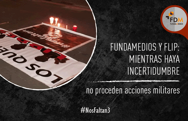 Mientras haya incertidumbre, no proceden acciones militares