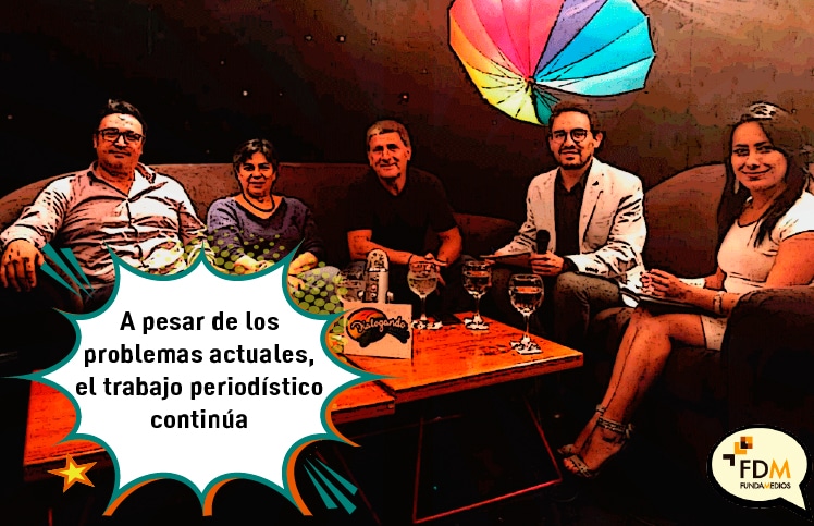 A pesar de los problemas actuales, el trabajo periodístico continúa