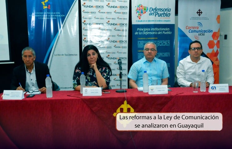 Las reformas a la Ley de Comunicación se analizaron en Guayaquil