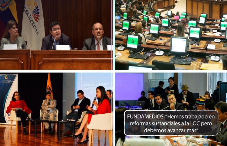 FUNDAMEDIOS: “Hemos trabajado en reformas sustanciales a la LOC pero debemos avanzar más”
