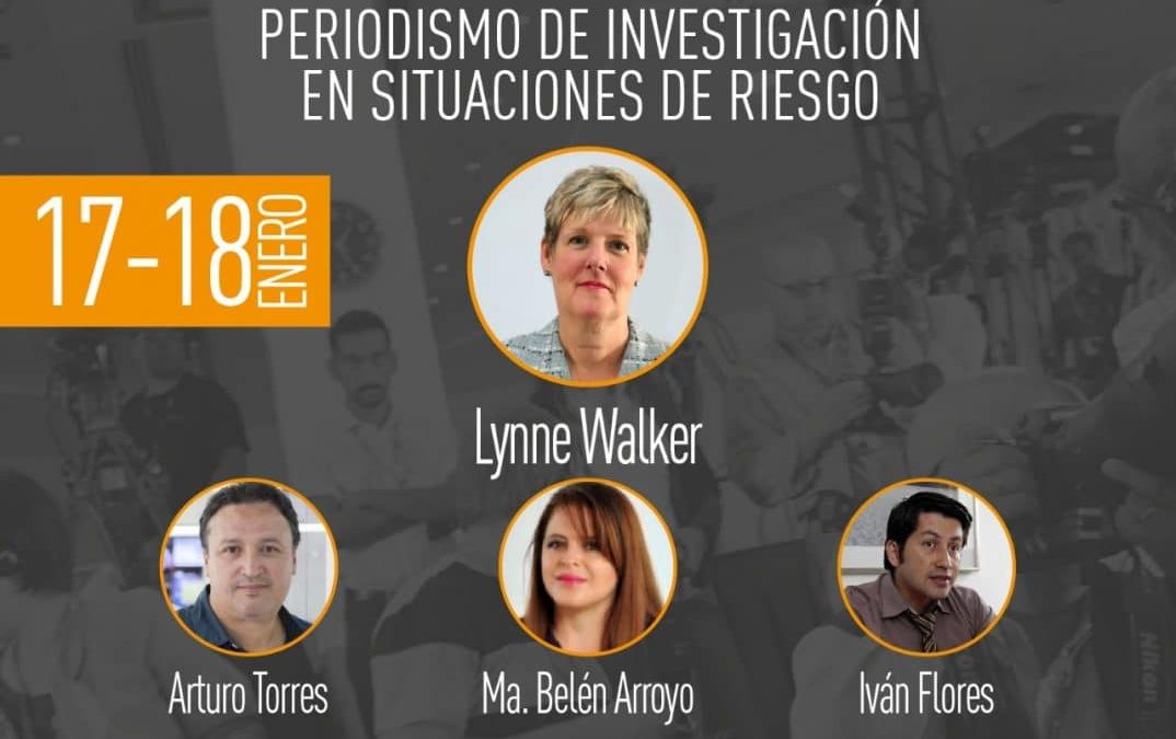 Fundamedios y la USFQ coorganizan taller y foro con Lynne Walker, finalista del premio Pulitzer