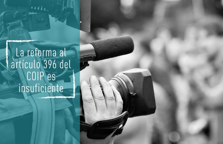 Fundamedios: la reforma al artículo 396 del COIP es insuficiente