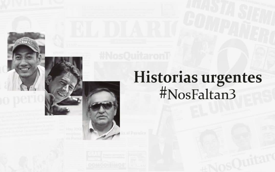 Historias urgentes: #Nosfaltan3