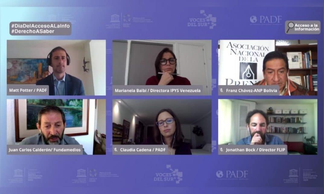 FUNDAMEDIOS participó en el Foro sobre Acceso a la Información en el marco de la COVID-19