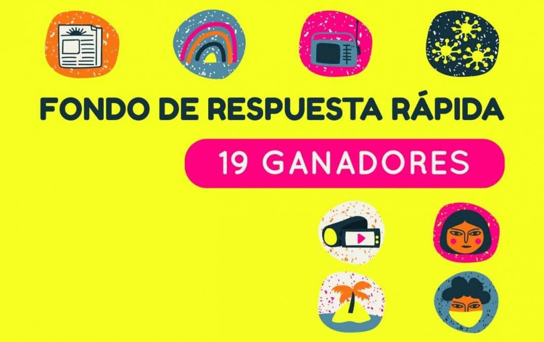 Organizaciones anuncian los resultados de la convocatoria del Fondo de Respuesta Rápida
