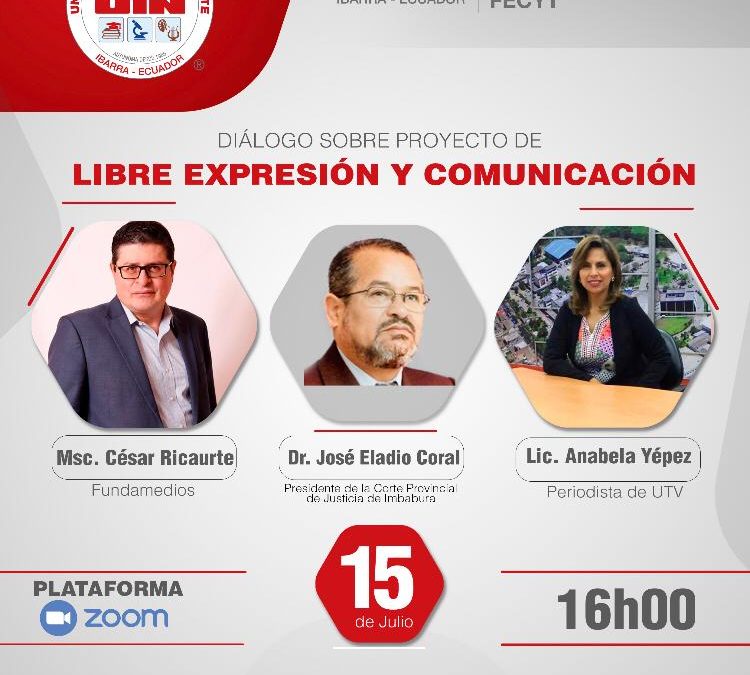 Fundamedios participó en el conversatorio universitario sobre la nueva Ley de Libre Expresión