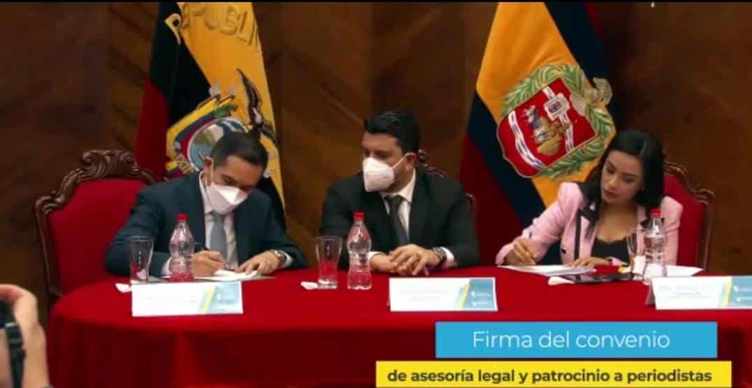 Convenio interinstitucional permitirá a los periodistas acceder a asesoría legal especializada 