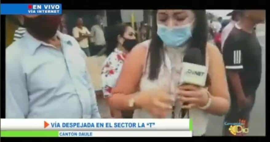 Periodista fue agredida a golpes por miembros de la Policía Nacional