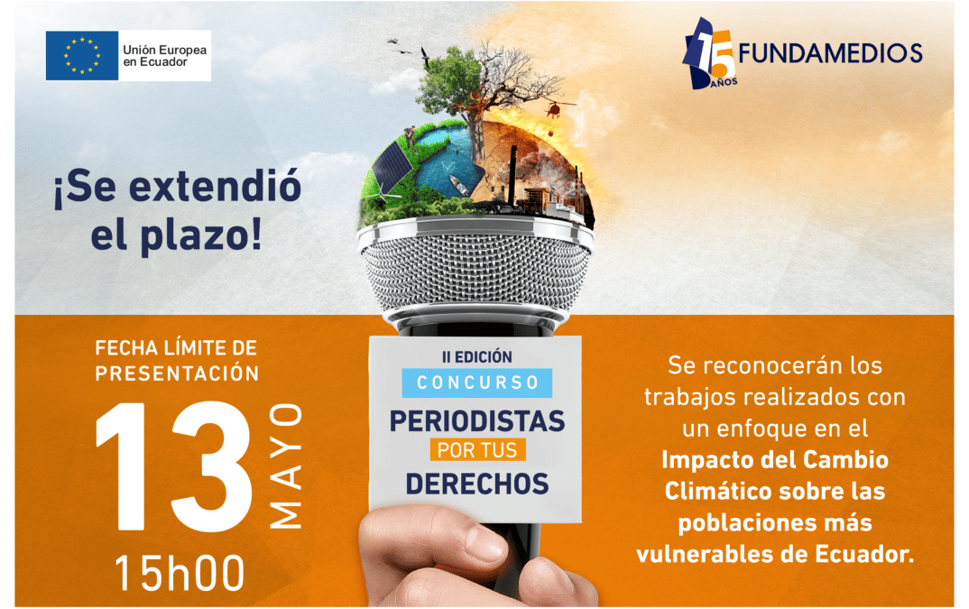 Fundamedios y la Unión Europea convocan a la II Edición del concurso «Periodistas por tus derechos»