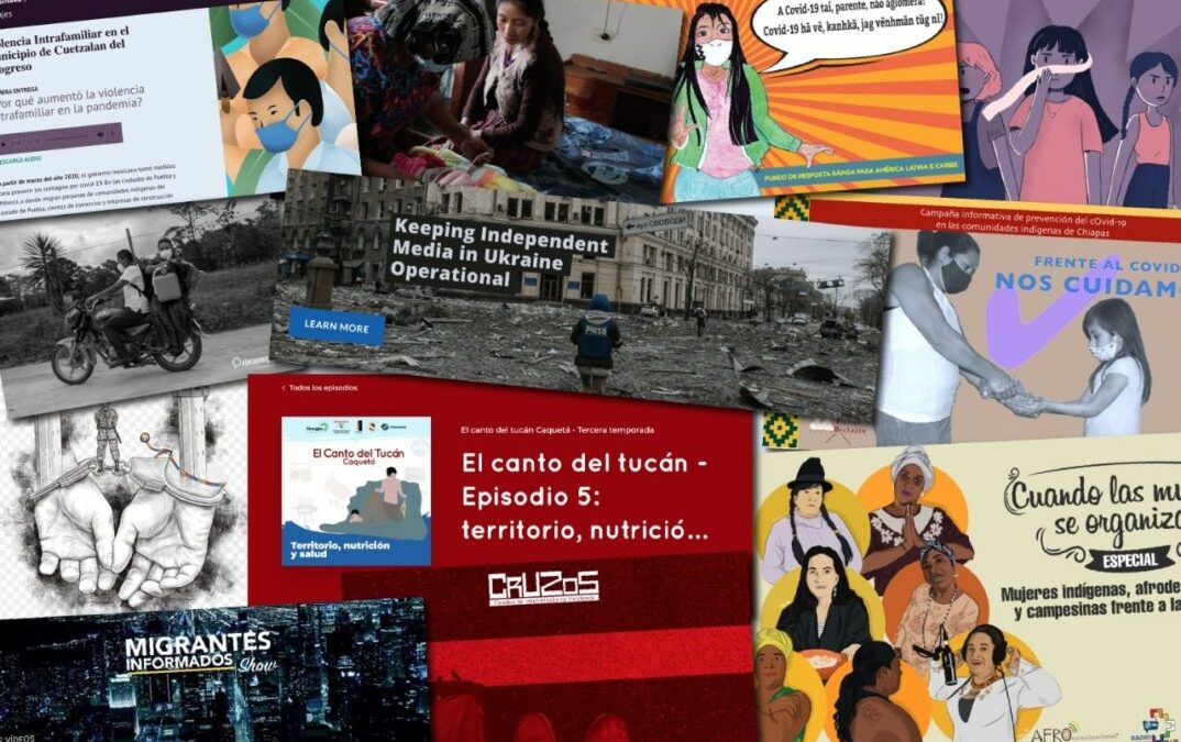 Conozca los medios y comunicadores apoyados por el Fondo de Respuesta Rápida