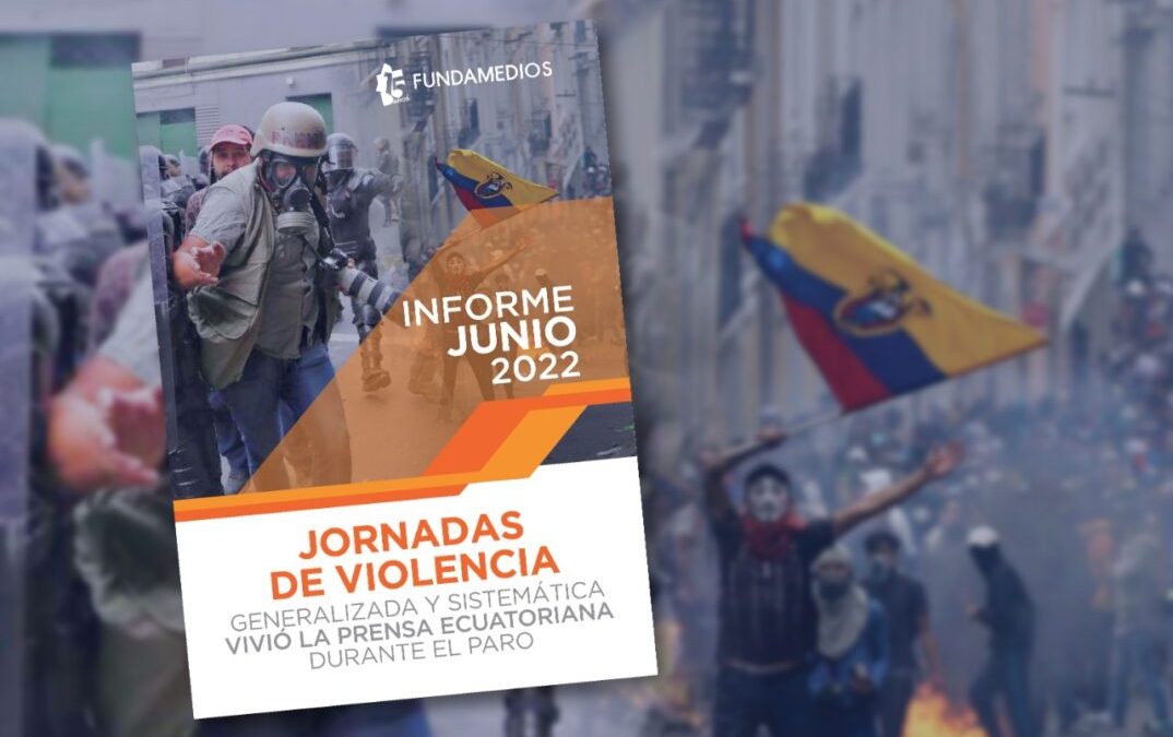 Fundamedios presenta su Informe de las agresiones a la prensa durante el paro
