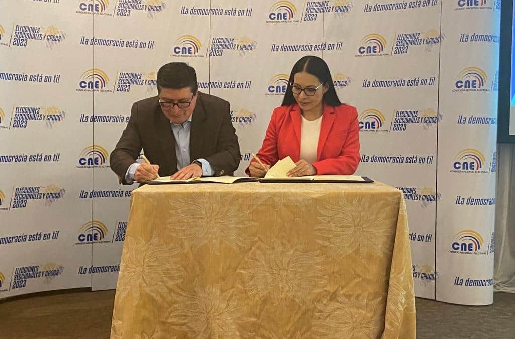 Fundamedios y CNE renuevan convenio de lucha contra la desinformación y coberturas electorales seguras