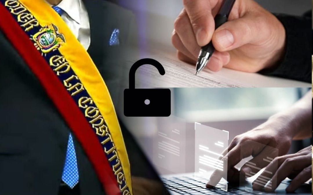 Fundamedios aplaude la creación de una autoridad que garantice el acceso a la información pública en Ecuador 