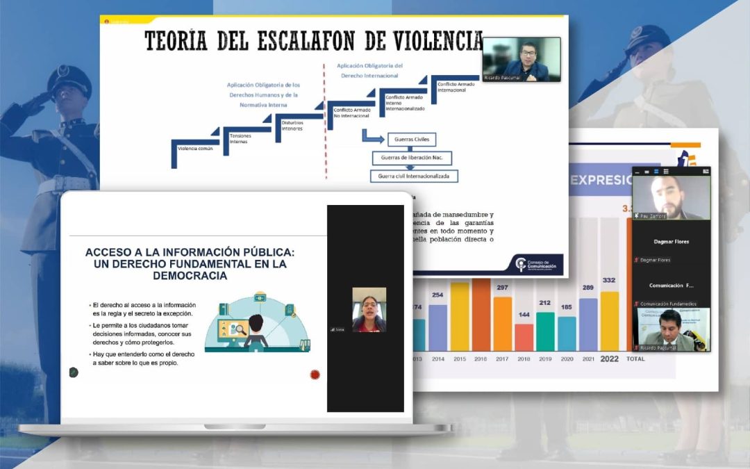 Policías de todo el país fueron capacitados sobre Derechos Humanos, libertad de expresión y respeto a la prensa