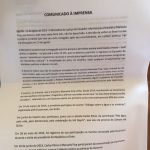 Comunicado de prensa portugues