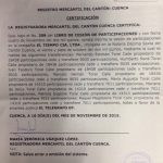 REGISTRO MERCANTIL EL TIEMPO