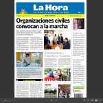 portada LA HORA CASO SOLCA 15 DE MARZO