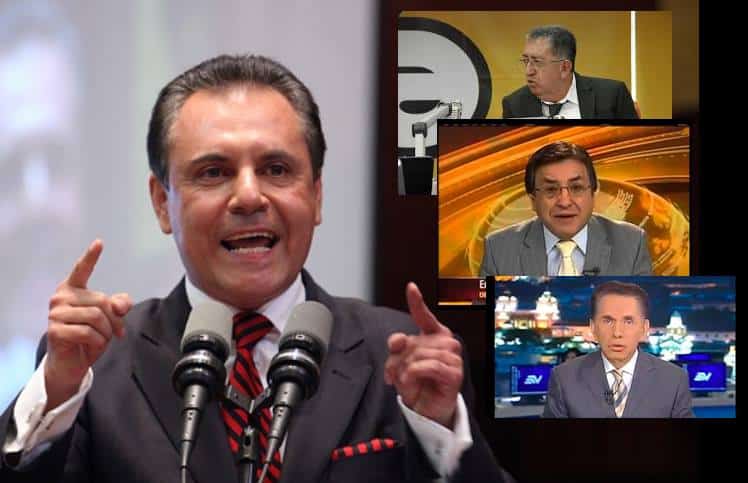 Cadenas y réplicas siguen interrumpiendo espacios informativos