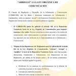 Comunicado CORDICOM