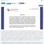comunicado SUPERCOM
