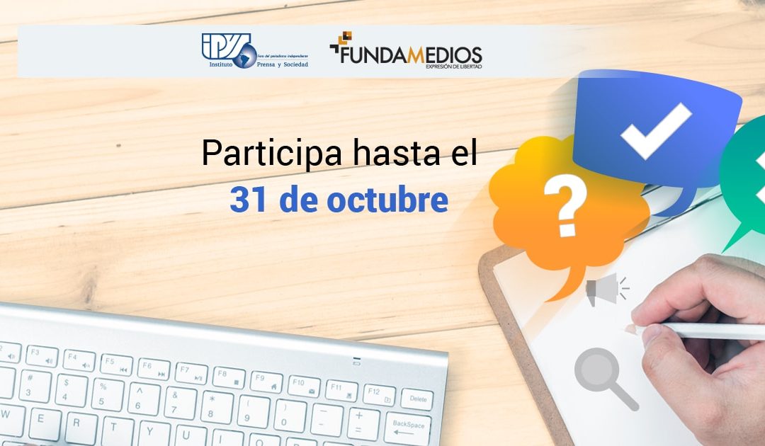 IPYS-Perú y Fundamedios lanzan becas para investigaciones sobre cobertura electoral en Ecuador