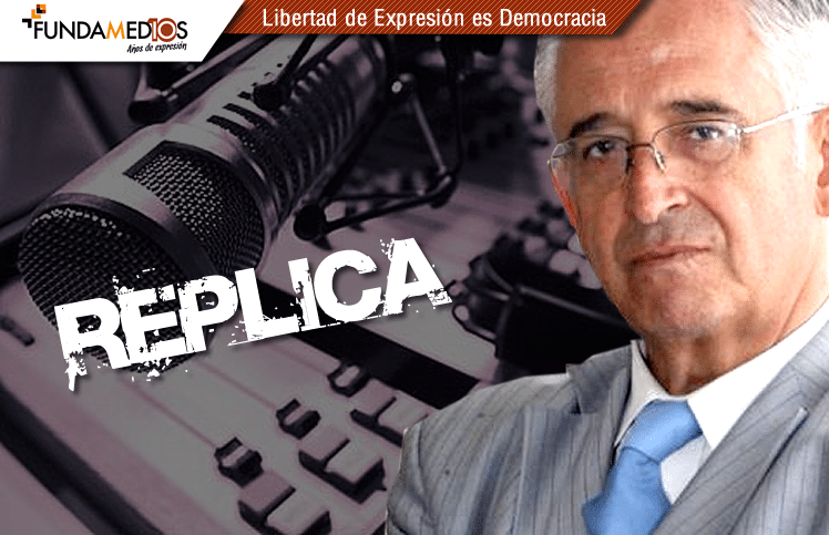 Alcalde irrumpe en emisora para exigir réplica