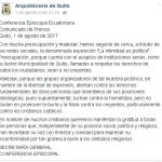 Carta Iglesia