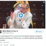 Captura tuit Belen Arroyo
