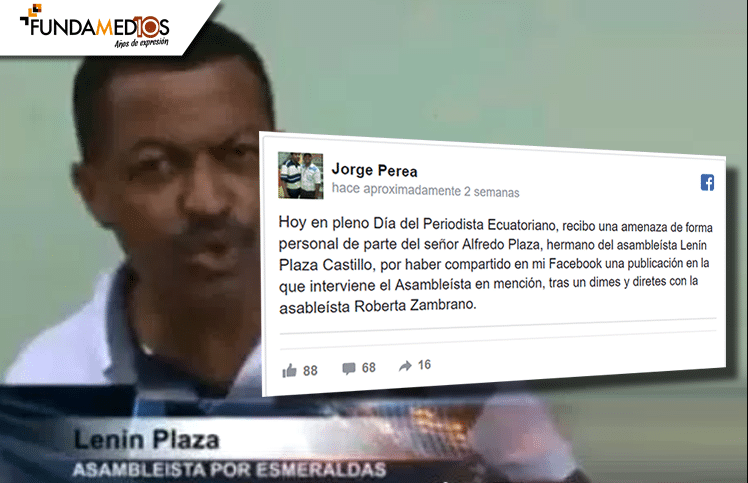 Periodista es intimidado por hermano de legislador, tras compartir un video en redes