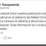 Denuncia censura