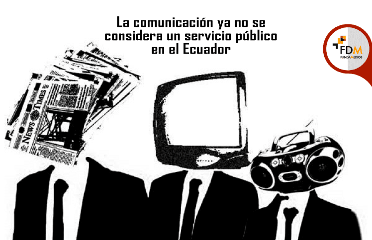 La comunicación ya no se considera un servicio público en el Ecuador