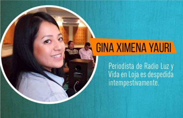 Periodista es despedida intempestivamente de Radio Luz y Vida en Loja