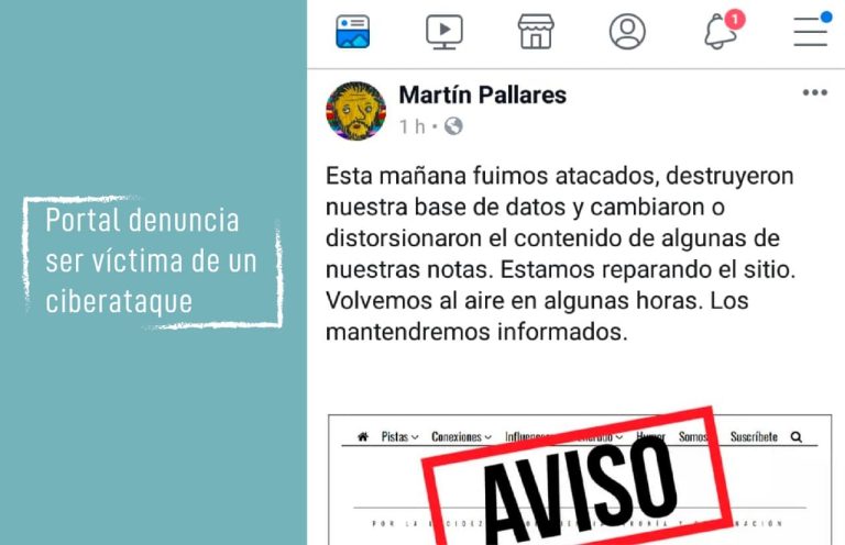 Portal denuncia ser víctima de un ciberataque