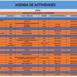 Agenda de actividades de Jairala.