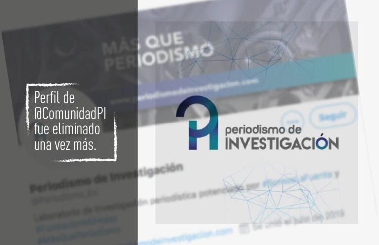 Twitter cierra nuevamente la cuenta de portal digital investigativo 
