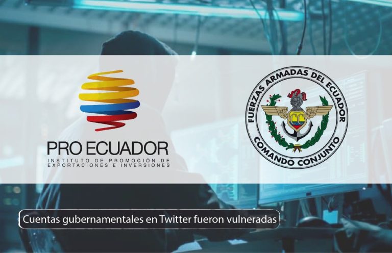 Cuentas de Twitter de Fuerzas Armadas y de ProEcuador fueron hackeadas