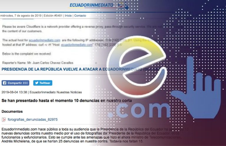 Portal Ecuadorinmediato recibe 10 denuncias por mal uso de fotografías