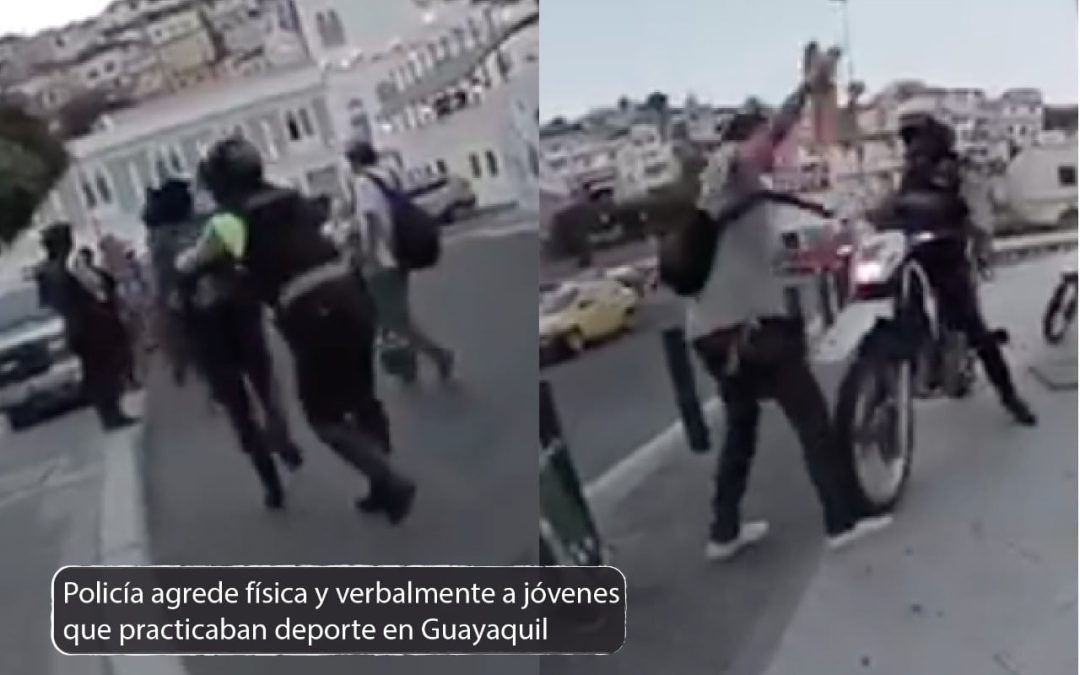 Policía detiene y agrede a  jóvenes durante filmación