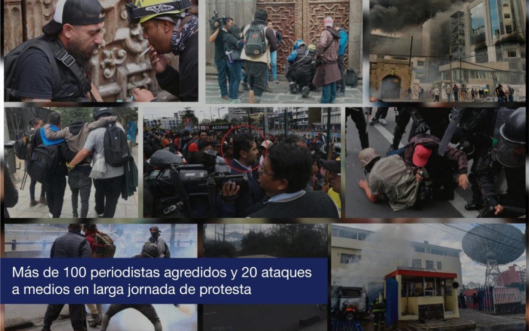 La prensa fue blanco de los violentos: 138 periodistas agredidos en 12 días de protestas