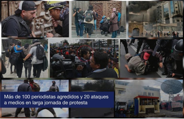 La prensa fue blanco de los violentos: 138 periodistas agredidos en 12 días de protestas