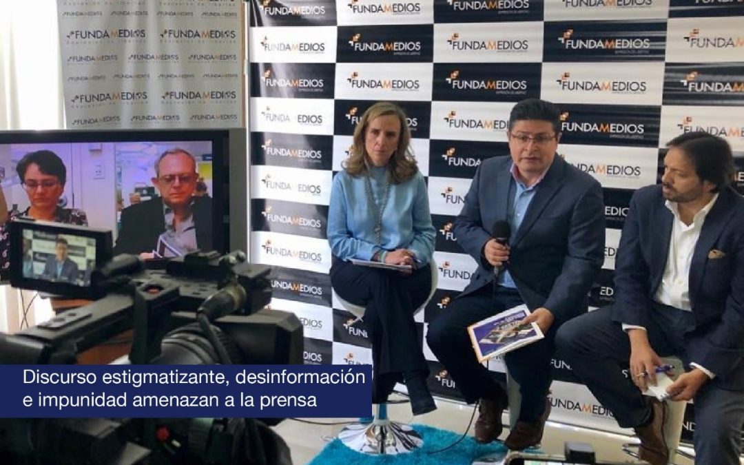 El discurso anti prensa se reflejó durante el paro nacional en Ecuador