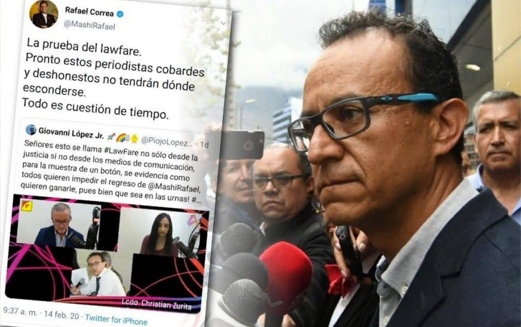 Expresidente amenaza a periodistas a través de Twitter