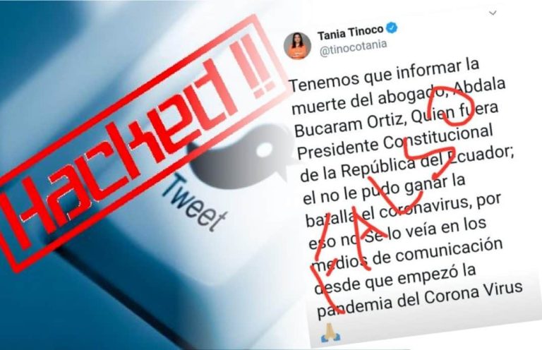 Un desconocido hackea cuenta de Twitter de periodista ecuatoriana